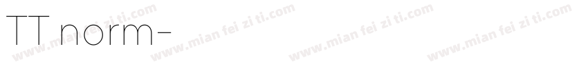 TT norm字体转换